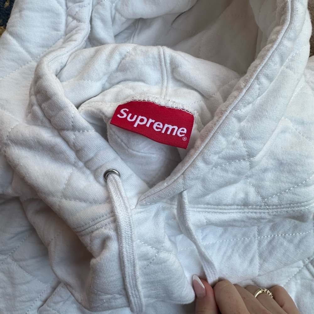 Supreme quilted sweatshirt FW18
